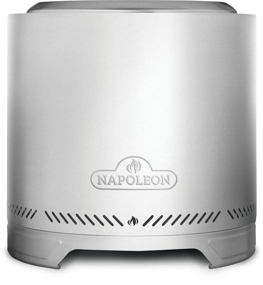 Napoleon Bbq NWFPMTISS Timberwolf Smokeless Fire Pit 18-inch, Stainless Steel , Wood, Stainless Steel
