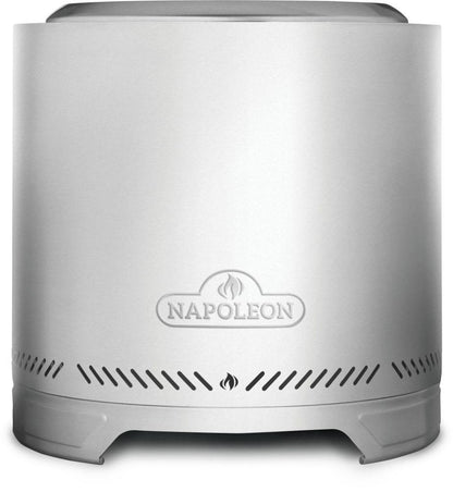 Napoleon Bbq NWFPMTISS Timberwolf Smokeless Fire Pit 18-inch, Stainless Steel , Wood, Stainless Steel