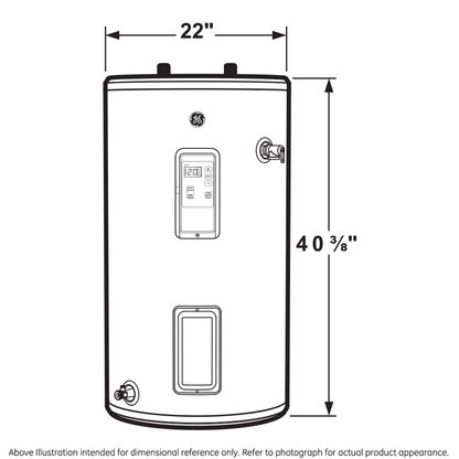 GE30S12BLM GE® Smart 30 Gallon Short Electric Water Heater