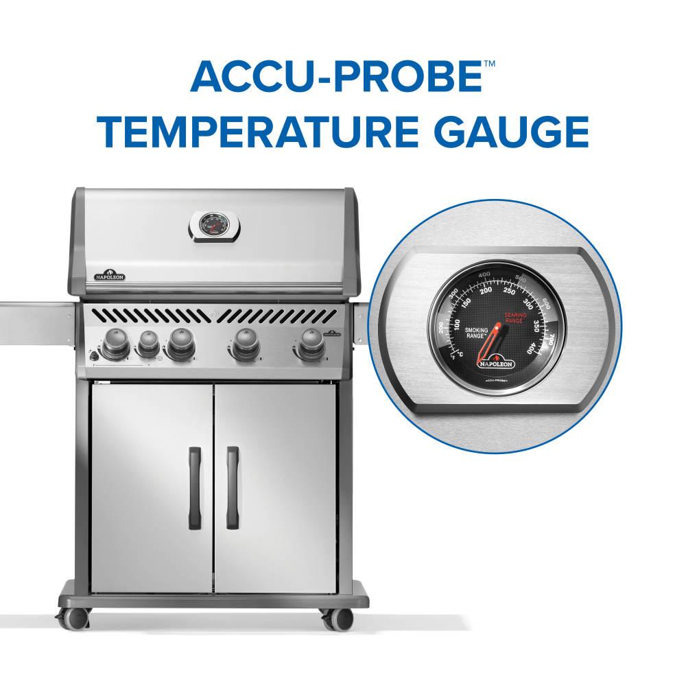 Napoleon Bbq R525SBPSS2FB Rogue 525 SB with Range Side Burner , Propane, Stainless Steel