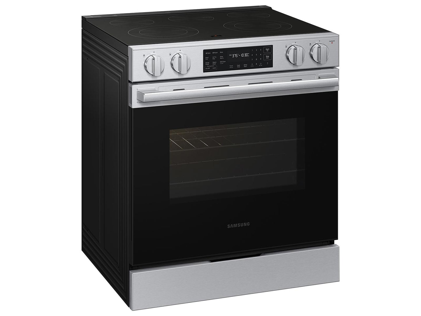 Samsung NSE70H63SR Bespoke Smart Slide-in Electric Range Pro Style Design  Air Fry Max  Precision Knobs