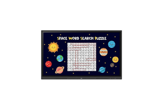 Lg 65TR3DKBMUSQ 65" Multi Touch CreateBoard® Smart Board with Android 13, Google Mobile Services, Wireless Connectivity & Built-in Speakers