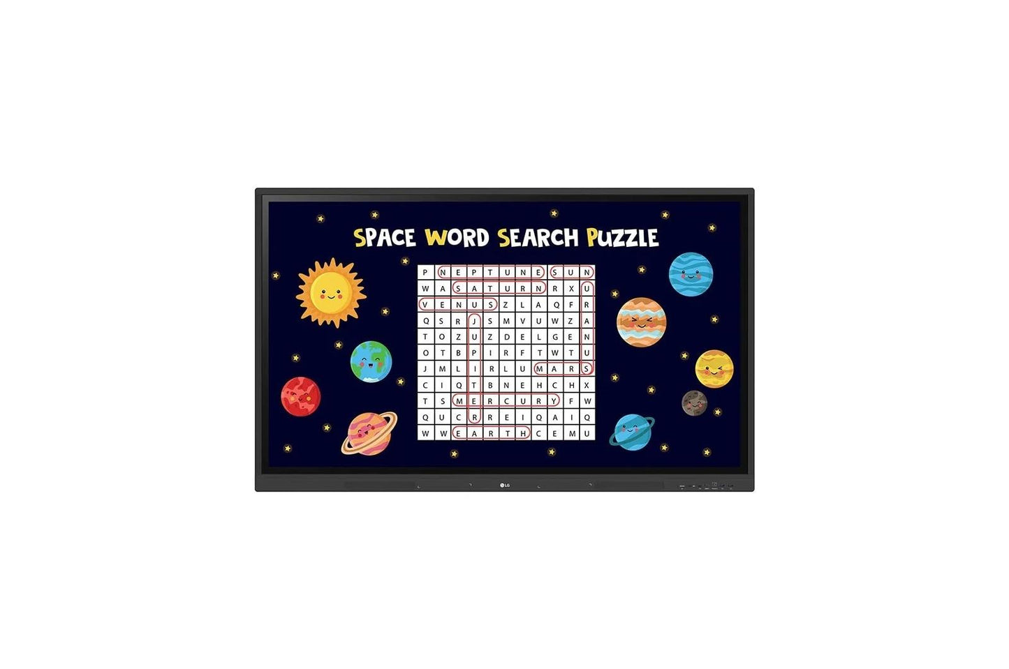 Lg 86TR3DKBYUSQ 86" Multi Touch CreateBoard® Smart Board with Android 13, Google Mobile Services, Wireless Connectivity & Built-in Speakers
