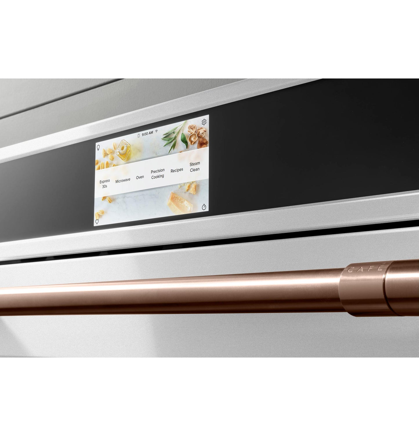 Cafe CSB923P4NW2 CAF(EBACK)™ 30" Smart Five in One Wall Oven with 240V Advantium® Technology