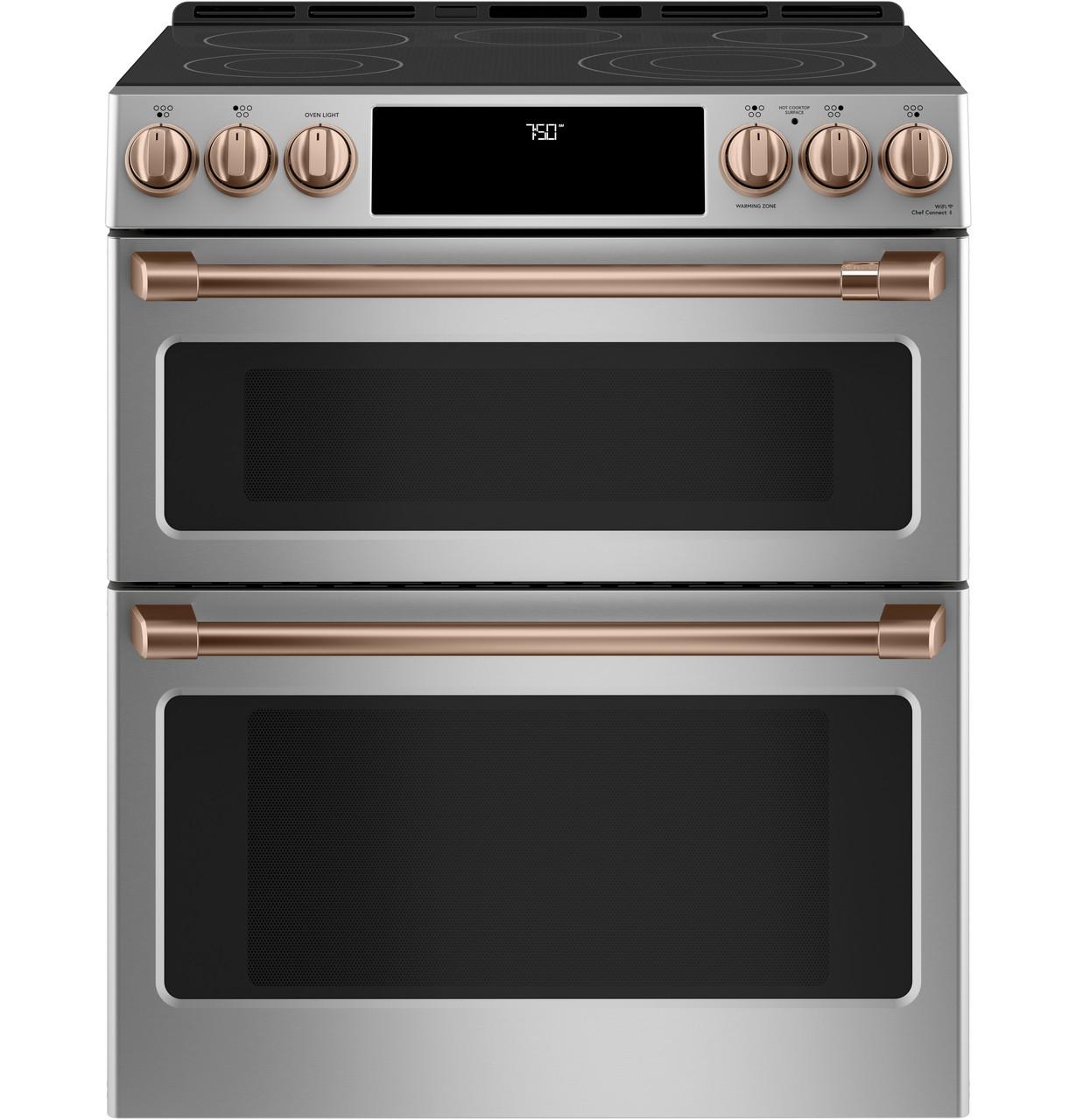 Cafe CXFCEHKPMCU CAF(EBACK)™ Front Control Electric Knobs and Handles - Brushed Copper