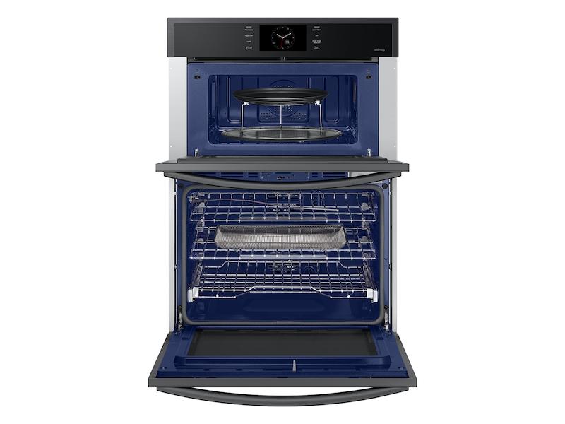 Samsung NQ70CG600DMTAA 30" Microwave Combination Wall Oven with Steam Cook in Matte Black