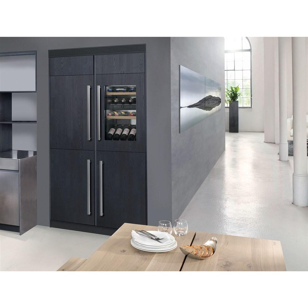 Liebherr HW3000 24" Fully Integrated Panel Ready 30 Bottle 2 Zone Wine
