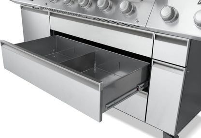 Napoleon Bbq PRO665VXRSIBNSS Prestige PRO 665 Elite with Smart Technology & Electric Smoker Box , Natural Gas, Stainless Steel
