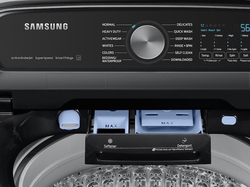 Samsung WA55CG7100AV Top Load Washer Super Speed Wash  Active WaterJet  5.5 cu.ft.