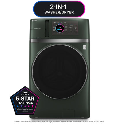 PFQ97HSPVGN GE Profile™ ENERGY STAR® 4.8 cu. ft. Capacity UltraFast Combo with Ventless Inverter Heat Pump Technology Washer/Dryer