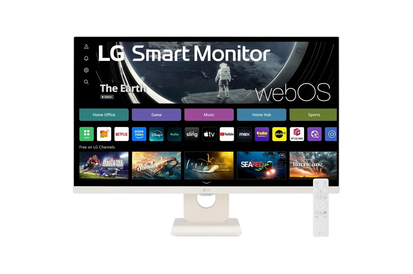 Lg 32SR53FSW 32 Inch FHD IPS Smart Monitor with webOS and Built-in Speakers