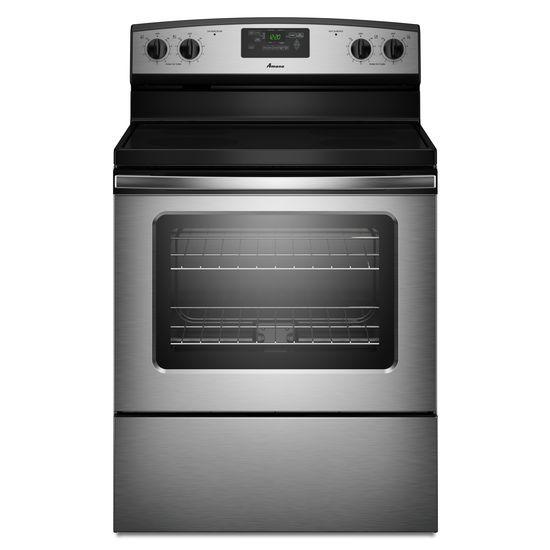 Amana® 30-inch Amana® Electric Range with Versatile Cooktop - Stainless Steel