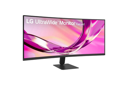 Lg 34U60ZBB 34 Inch UltraWide™ WQHD 1440P 120Hz 1800R Curved Monitor