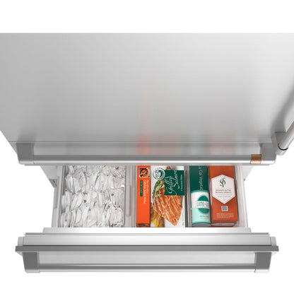 CIC36LK6ZII CAFE™ 36" Panel-Ready Integrated Bottom-Freezer Refrigerator - Left Swing
