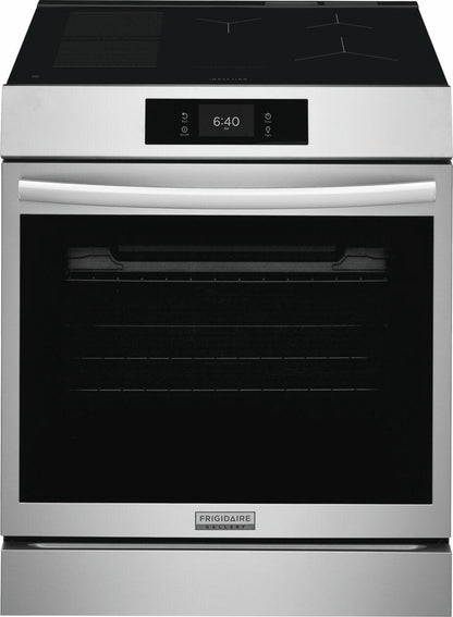 Frigidaire GCFI3070BF 30" Front Control Induction Range with Stone-Baked Pizza