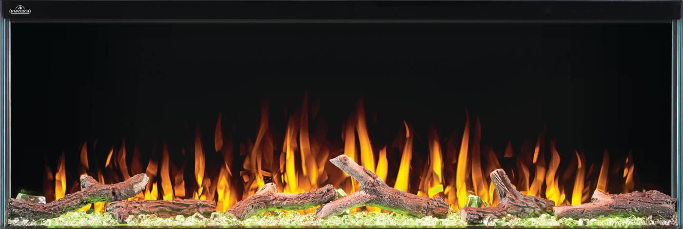 Napoleon Bbq NEFB50H3SV Trivista Primis 50 Three-Sided Built-in Electric Fireplace