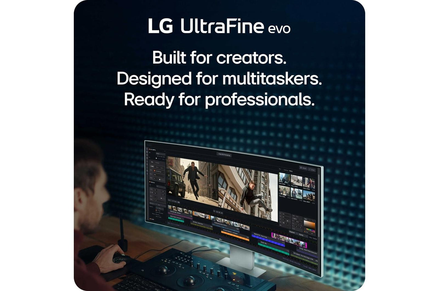 Lg 40U990AW 40 Inch UltraFine evo™ 5K2K WUHD Nano IPS Black Monitor with Thunderbolt™ 5 PD 96W