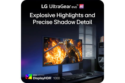 Lg 27GM950BB 27 Inch UltraGear™ evo AI GM9, Hyper Mini LED 5K Gaming Monitor
