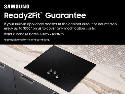 Samsung NZ30FG5332RK 30" Electric ENERGY STAR® Certified Cooktop with 4 Elements in Black