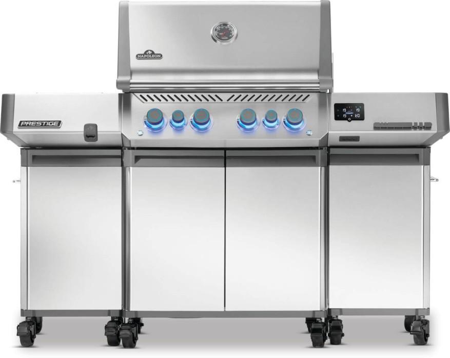 Napoleon Bbq 68003 Prestige Under Grill Storage Two Carts