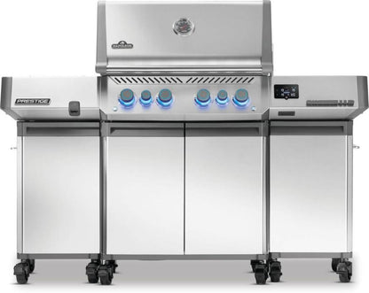 Napoleon Bbq 68003 Prestige Under Grill Storage Two Carts