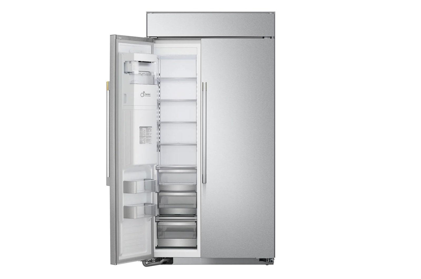 US26WBB92S LG SIGNATURE 26 cu. ft. Smart Side-by-Side Built-In Refrigerator with Ice & Water Dispenser