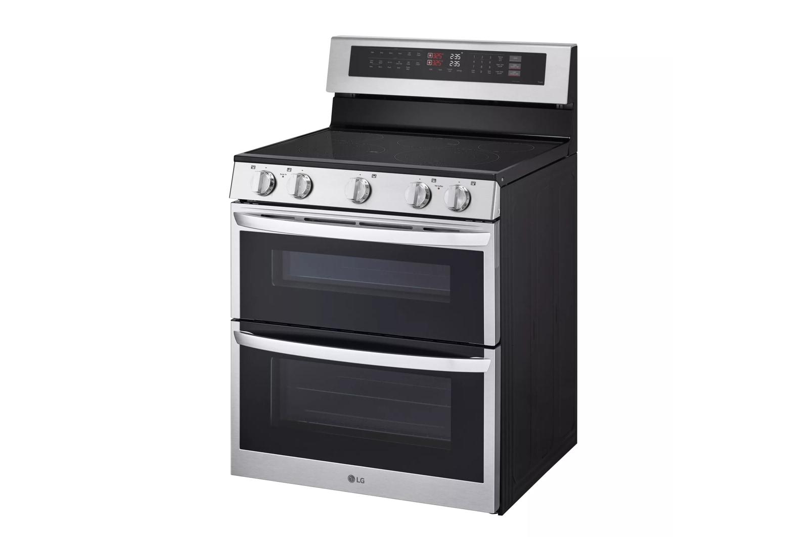 Lg LDEL7324SE 7.3 cu. ft. Smart Electric Double Oven Freestanding Range with ProBake Convection®, Air Fry & Air Sous Vide