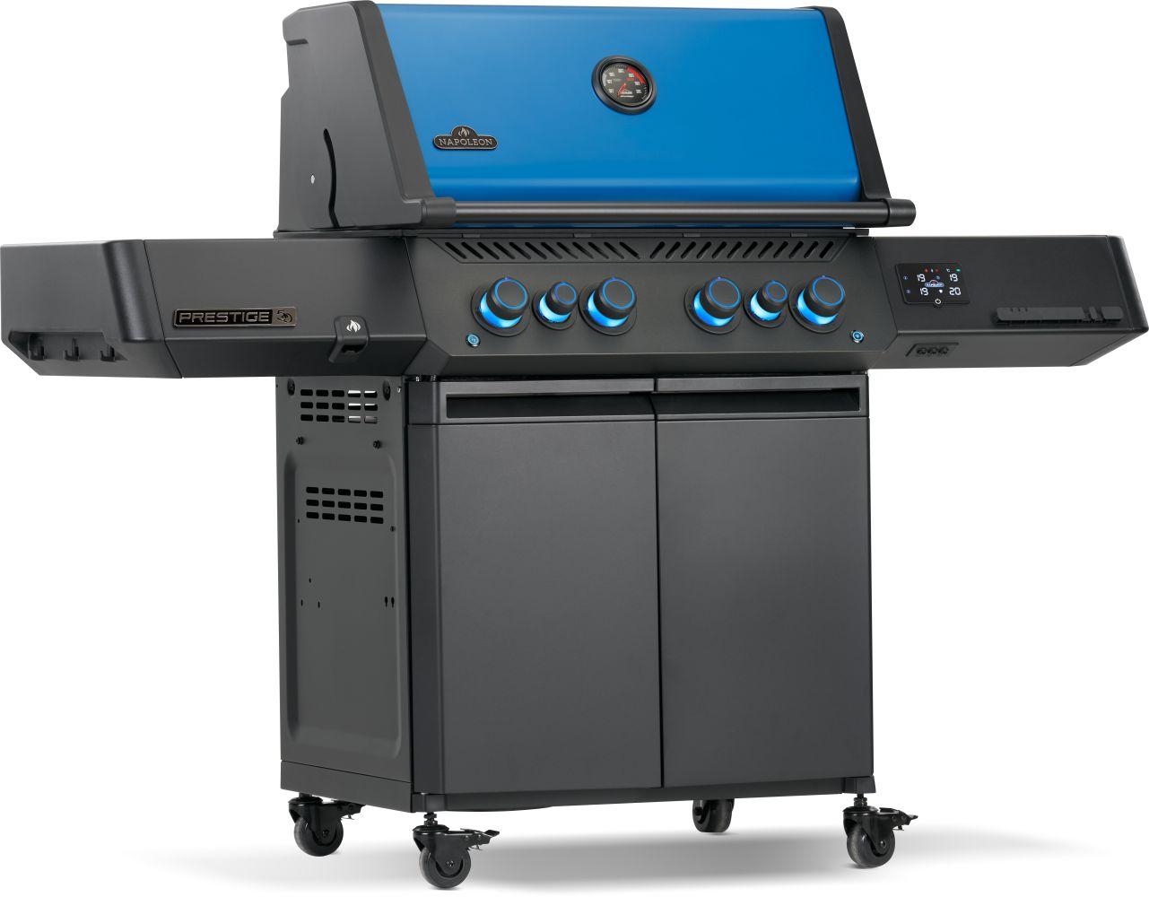 Napoleon Bbq P500VXRSIBPKPHM50 50thAnniversary Edition Prestige 500 Includes Commemorative Cover, Apron and Tool Set , Propane, Black and Blue