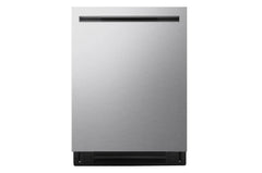 Lg LDNPM654S 24 Inch Smart FlushFit™ Top Control Dishwasher with 1-Hour Wash & Dry, QuadWash® Pro, and Dynamic Heat Dry™ w/AutoVent Dry™