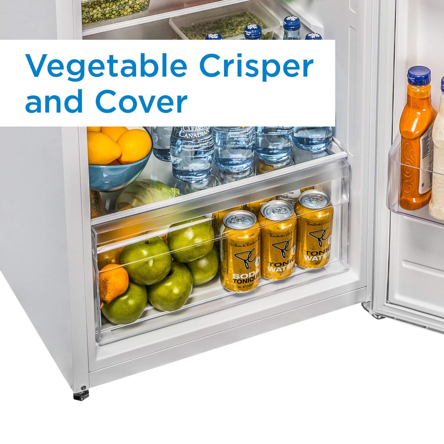 DPF074V1WDB6 Danby 7.4 cu. ft. Apartment Size Fridge Top Mount in White