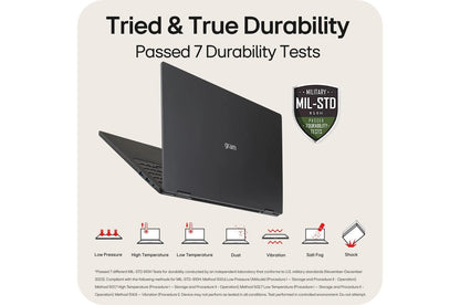 16T90SPKAAB6U1 LG gram Pro 16 Inch OLED 2-in-1 Thin and Lightweight Laptop, Intel® Evo™ Edition - AI-enabled Intel® Core™ Ultra 7 processor, Windows 11 Home, 16GB RAM, 1TB SSD, Black