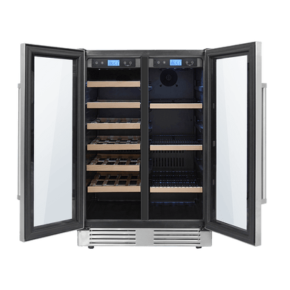 TBC2401DI Thor Kitchen 24-inch French Door Wine and Beverage Center - Model Tbc2401di