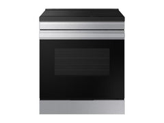 Samsung NSI6DG9100SR Bespoke 6.3 cu. ft. Smart Slide-In Induction Range with Anti-Scratch Glass Cooktop in Stainless Steel