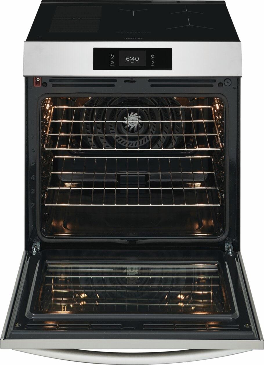 Frigidaire GCFI3070BF 30" Front Control Induction Range with Stone-Baked Pizza
