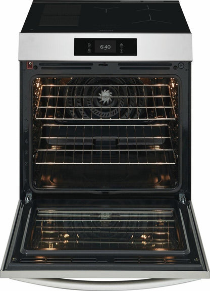 Frigidaire GCFI3070BF 30" Front Control Induction Range with Stone-Baked Pizza