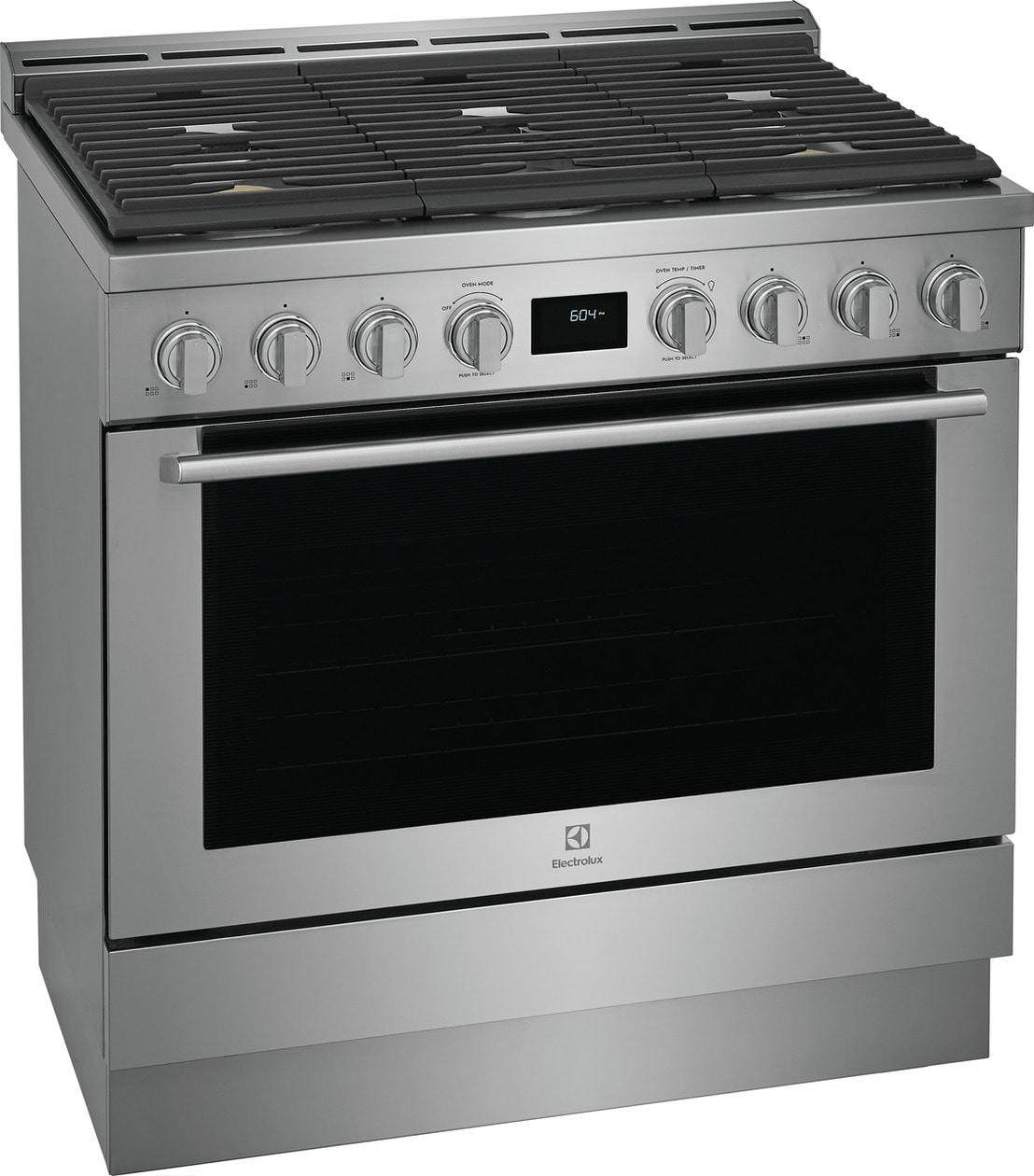 Electrolux ECFG3668AS 36" Front Control Freestanding Gas Range