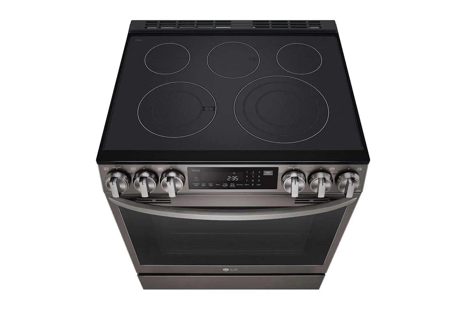 Lg LSEL6335DE 6.3 cu ft. Smart wi-fi Enabled ProBake Convection® InstaView® Electric Slide-In Range with Air Fry