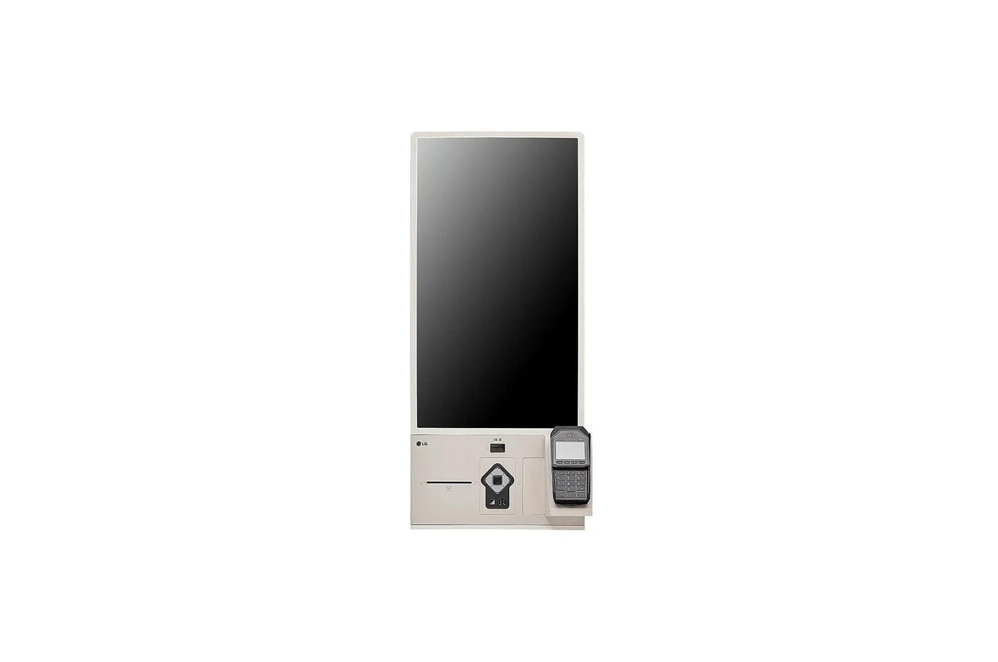 Lg 27KC3PKC 27" FHD In-Cell Touch Self-Ordering Kiosk with QSR/Barcode Scanner, Card Reader, & Thermal Receipt Printer