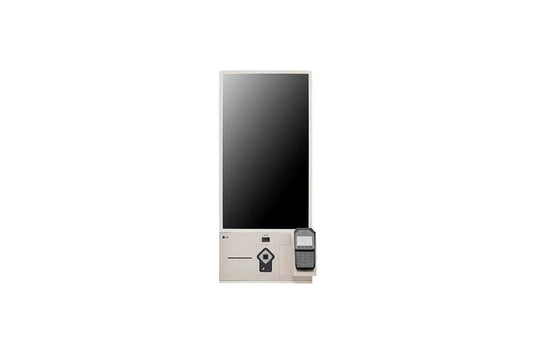 Lg 27KC3PKC 27" FHD In-Cell Touch Self-Ordering Kiosk with QSR/Barcode Scanner, Card Reader, & Thermal Receipt Printer