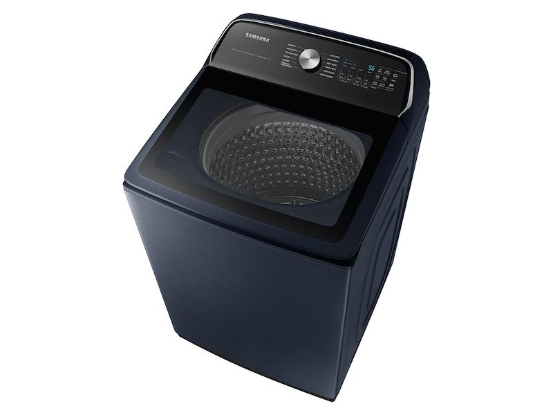 Samsung WA54CG7150ADA4 5.4 cu. ft. Smart Top Load Washer with Pet Care Solution and Super Speed Wash in Brushed Navy