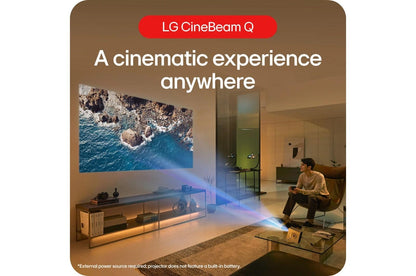 HU710PBAUSG LG CineBeam Q 4K UHD Smart Portable Laser Projector HU710PB.AUSG