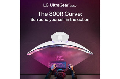 Lg 34GX90SAW 34 Inch UltraGear™ OLED WQHD 240Hz 0.03ms G-Sync Compatible 800R Curved Gaming Monitor with webOS