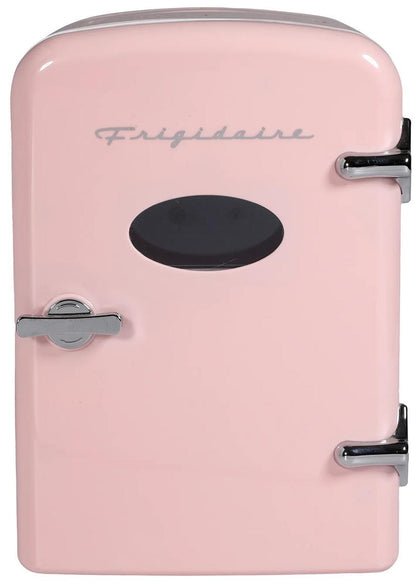 Frigidaire EFMIS229PINK 6-Can Retro Mini Fridge Cooler - Pink