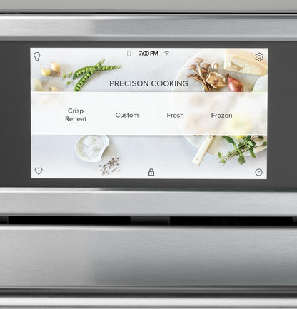 Cafe CSB923P4NW2 CAF(EBACK)™ 30" Smart Five in One Wall Oven with 240V Advantium® Technology