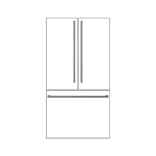 36" French Door Fridge Distinto Handle Kit