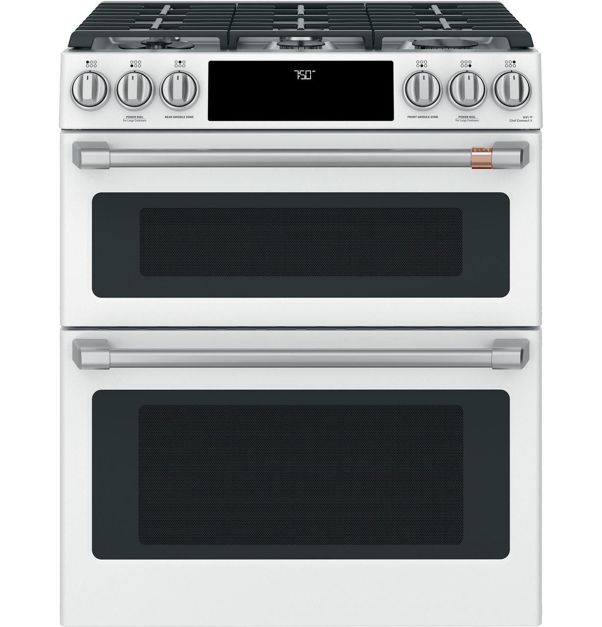 Cafe CXFCGHKPMSS CAF(EBACK)™ Front Control Gas Knobs and Handles - Brushed Stainless