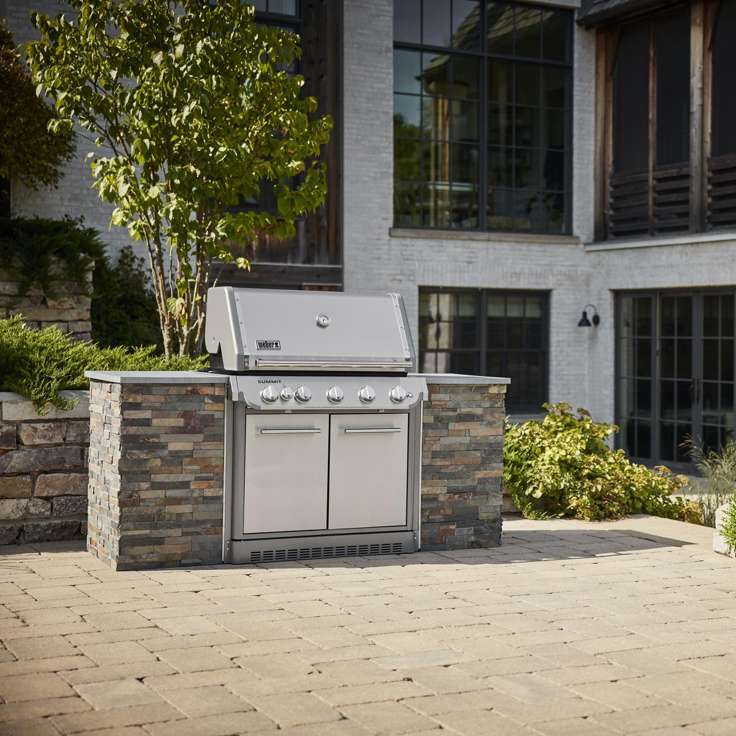 Weber 1500042 Summit® SB38 S Built-In Gas Grill (Liquid Propane) - Stainless Steel
