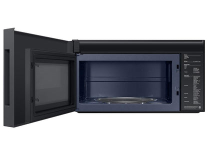 Samsung ME21DB650012 Bespoke 2.1 cu. ft. Over-the-Range Microwave with Edge to Edge Glass Display in White Glass
