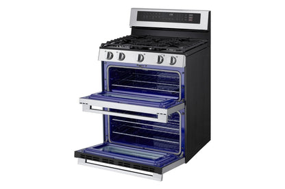 Lg LDGL6924Y 6.9 cu. ft. Smart Gas Double Oven Freestanding Range with ProBake Convection®, Air Fry & Air Sous Vide
