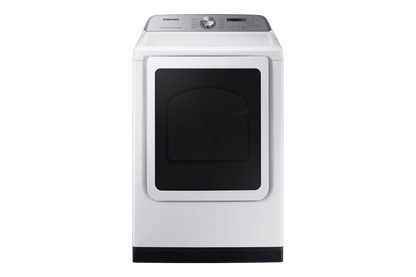 Samsung DVE55CG7100W Top Load Electric Dryer Steam Sanitize+  Sensor Dry  7.4 cu.ft.